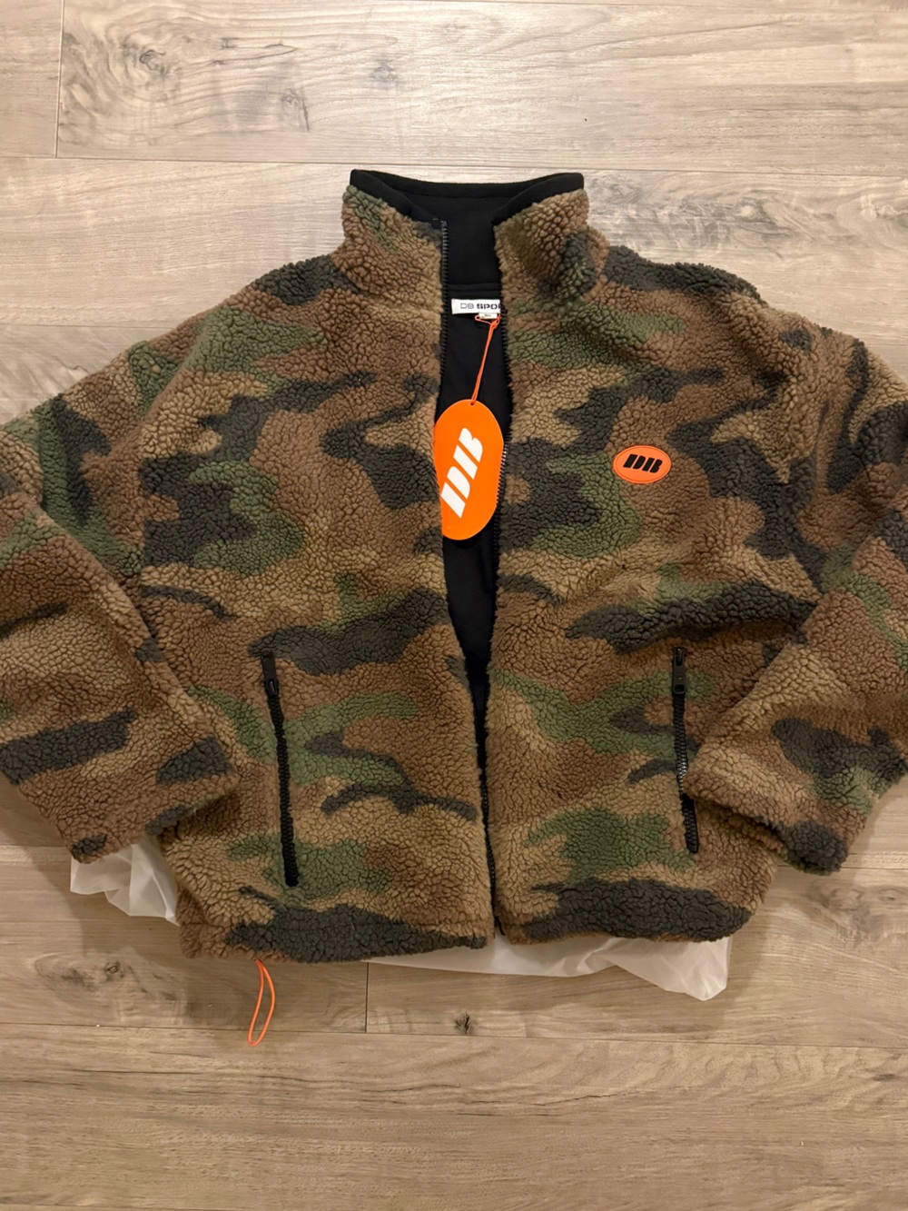 NWT Dairy Boy DB Sport Funky Fleece decoy camo in earth, size M/L - Picture 6 of 9